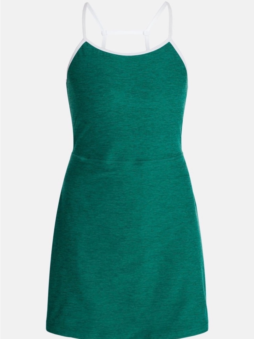 Athletic Works Green Mini Dress with White Trim
